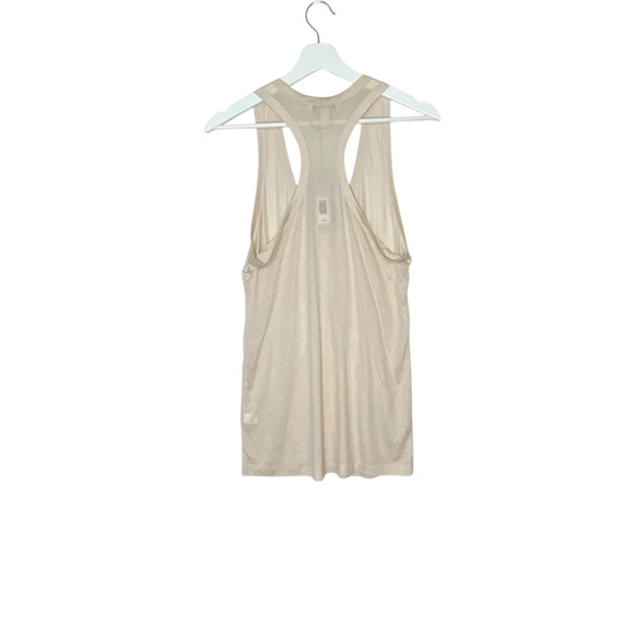 New Banana Republic Heritage Womens Shirt Small Ivory Tan Sleeveless Tank Top - Picture 2 of 8